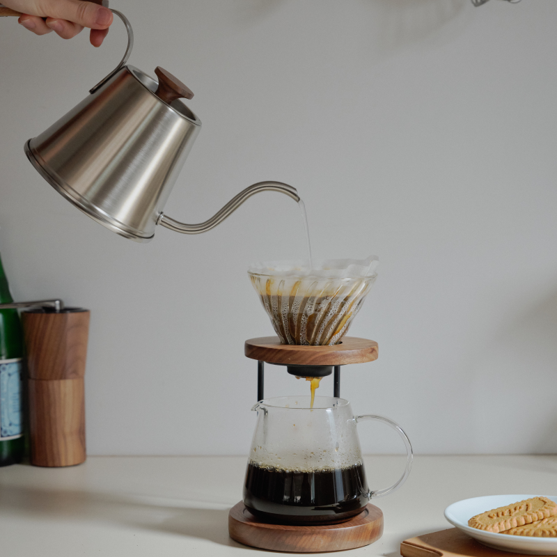 Drip Kettle Walnut, 600mL