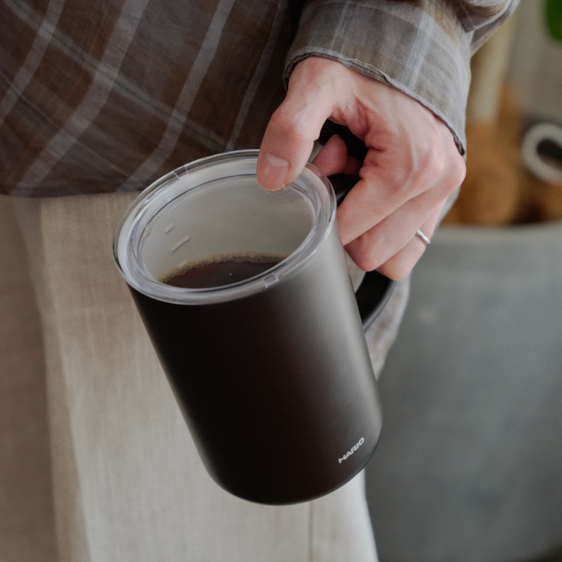 Stainless Thermal Mug with Ceramic Coating, 470mL, Black