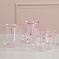 Double-walled Matcha Cup 370ml, Pink