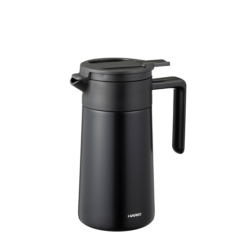 Double-Walled Thermal Pot With Ceramic Coating, 600mL, Black