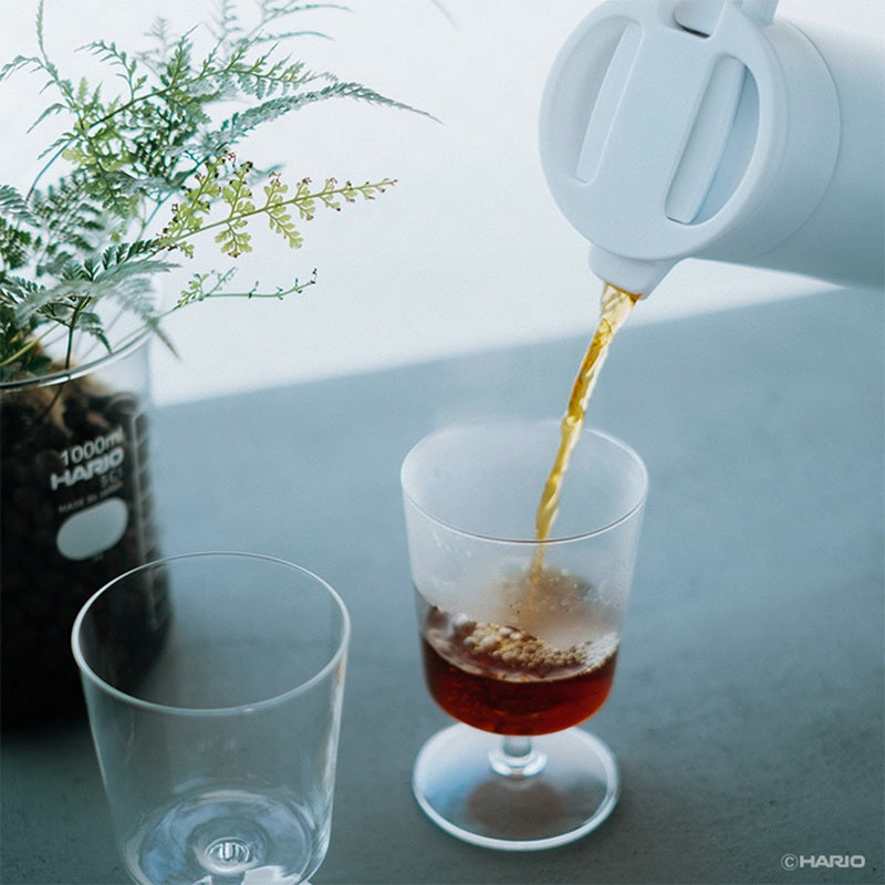 Double-Walled Thermal Pot With Ceramic Coating, 600mL, White