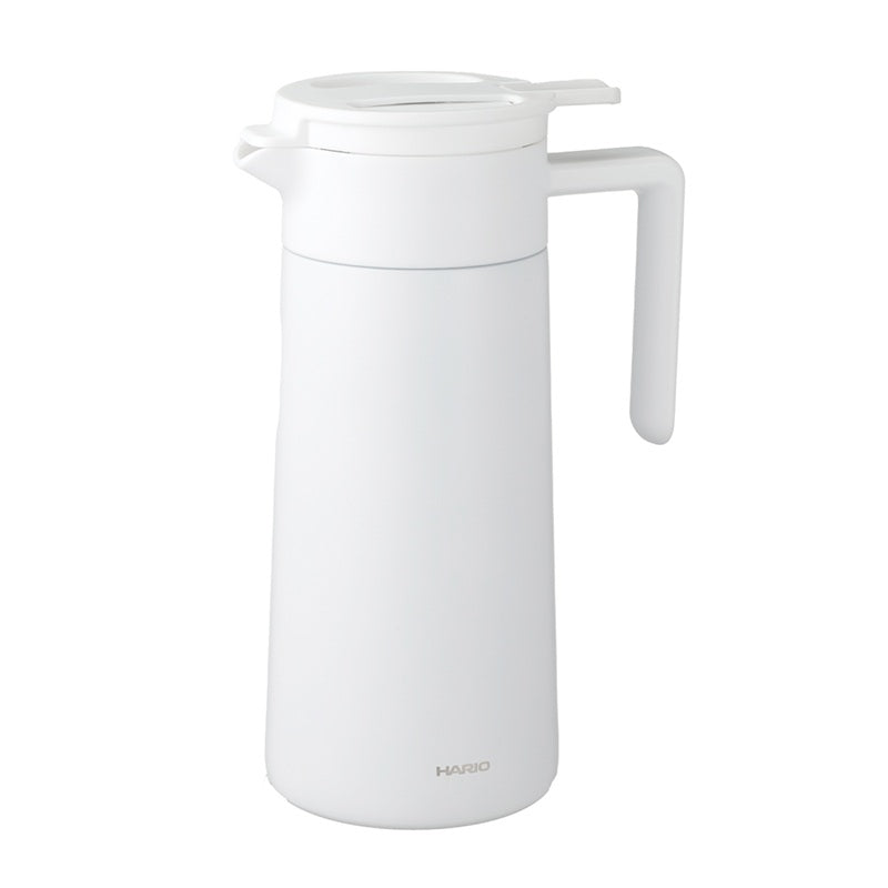 Double-Walled Thermal Pot With Ceramic Coating, 800mL, White
