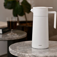 Double-Walled Thermal Pot With Ceramic Coating, 800mL, White