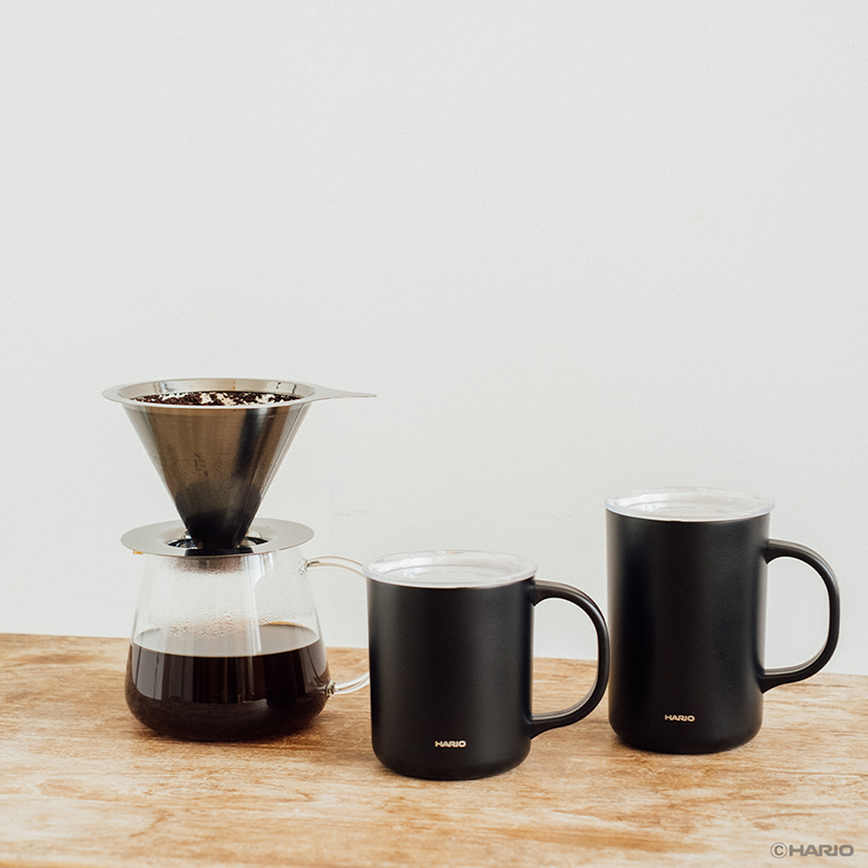 Stainless Thermal Mug with Ceramic Coating, 350mL, Black