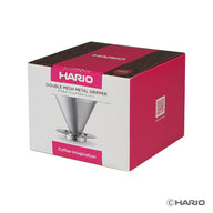 Double Mesh Metal Dripper, 02 Size, Pink Gold