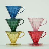 V60 20th Year Anniversary Color Drippers, 02 size, Aizome Blue