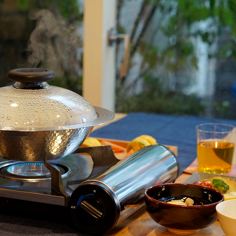 YUKIHIRA IH Stainless Steel Cooking Pot 1,900mL