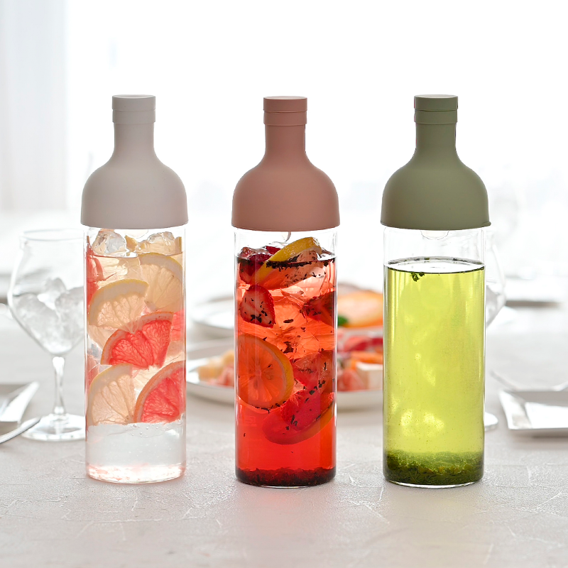 Cold Brew Tea Bottle 750mL, Smokey Green