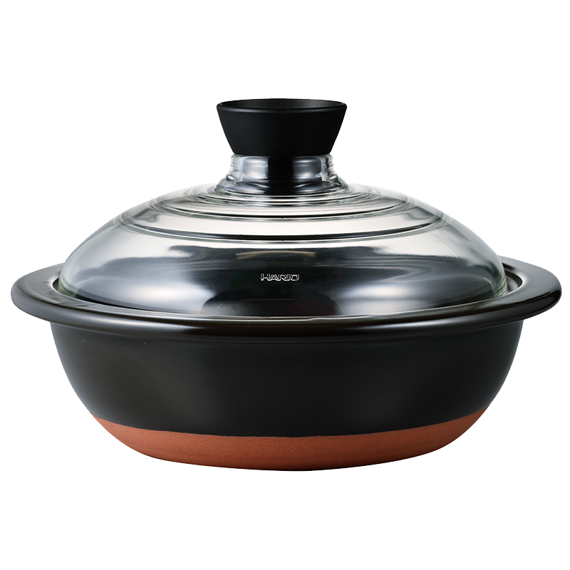 Glass Lid Pot "Donabe Go", 3,000mL