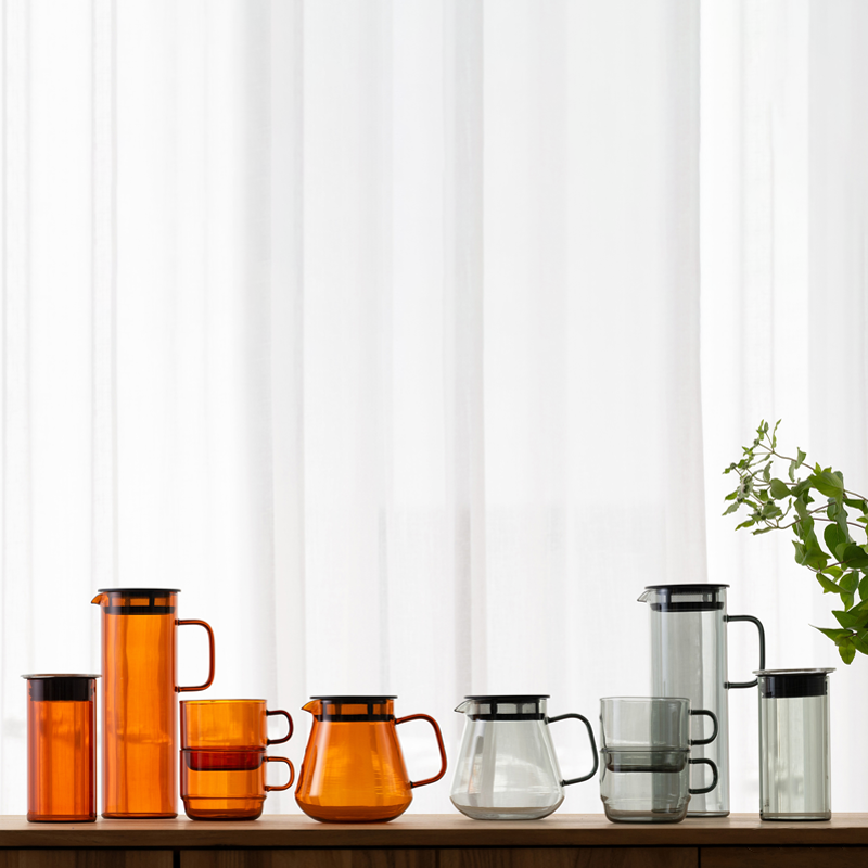 HARIO Colors Brew Pitcher, 800mL, Amber