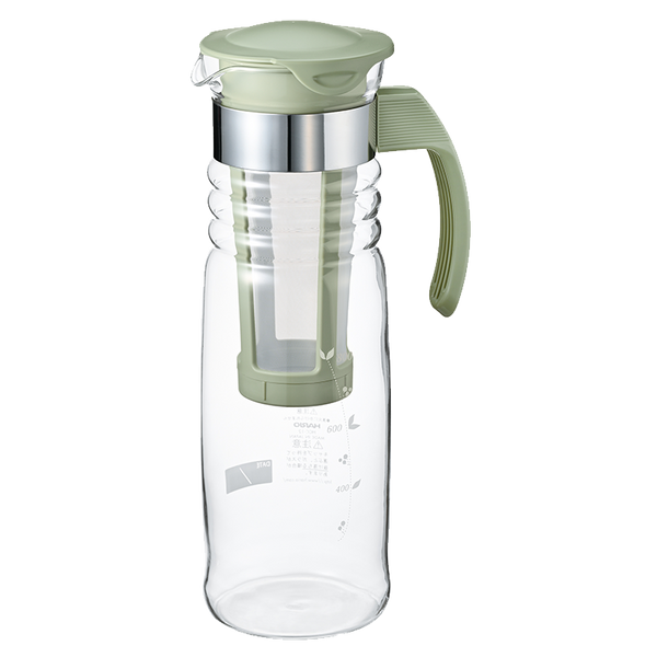 MIZUDASHI Cold Brew Tea Pot, Smokey Green