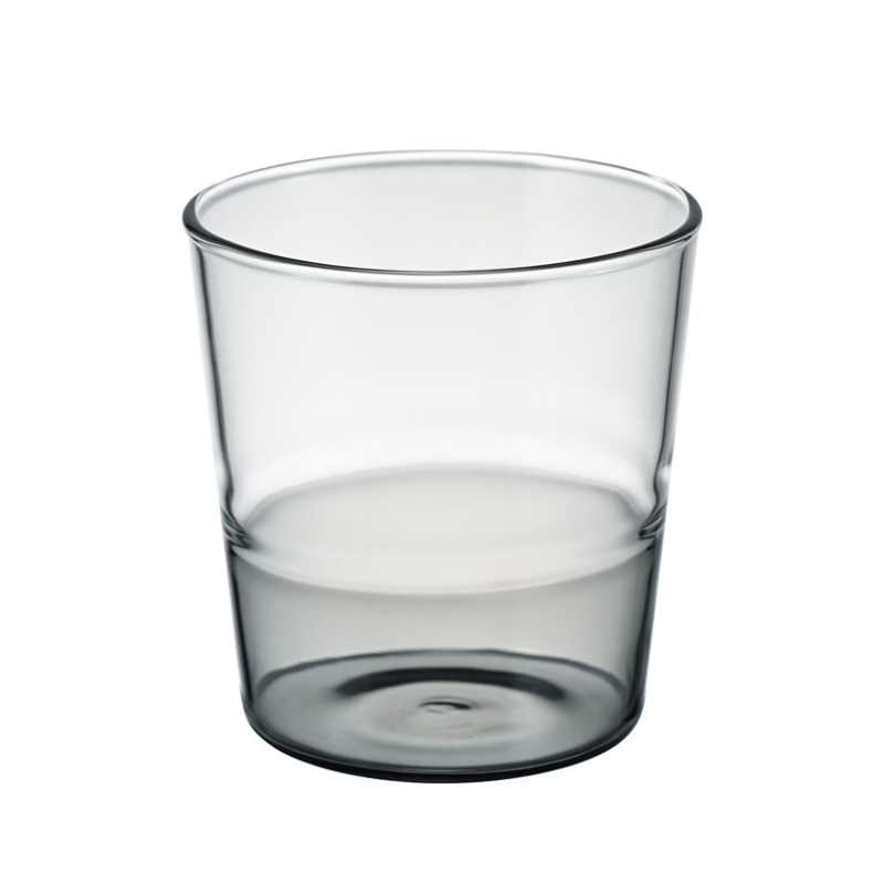 HARIO Colors Half Color Stackable Glass, 360mL, Grey