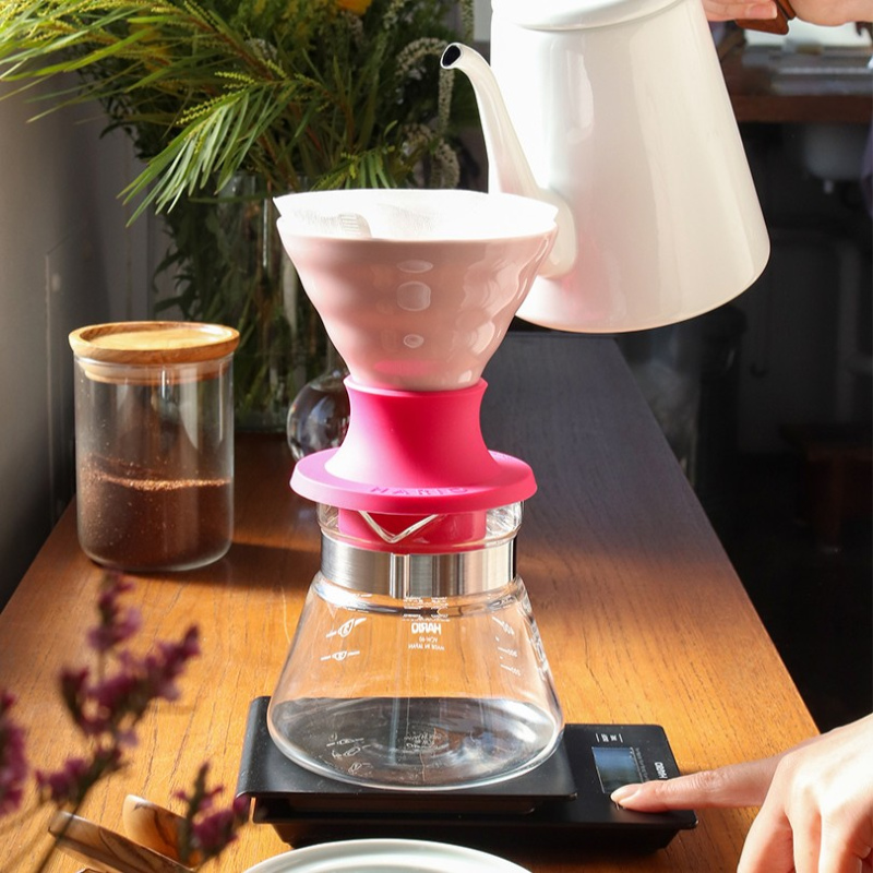 V60 Ceramic Immersion Dripper Switch Colors, 02 Size, Berry Pink