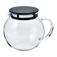 Jumping Leaf Teapot 600ml, Black