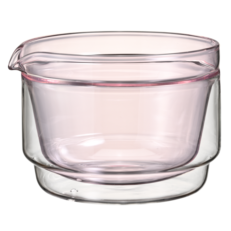 Double-walled Matcha Bowl 300ml, Pink