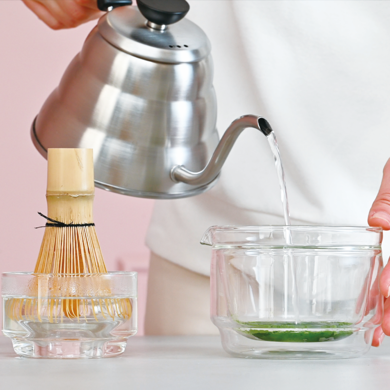 Double-walled Matcha Bowl 300ml, Clear