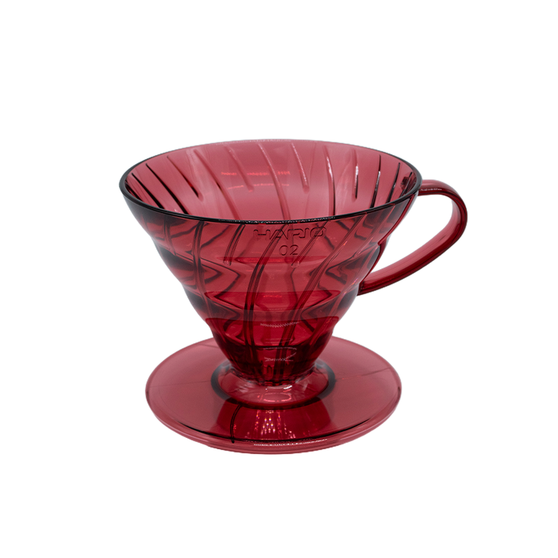 V60 20th Year Anniversary Color Drippers, 02 size, Momiji Red