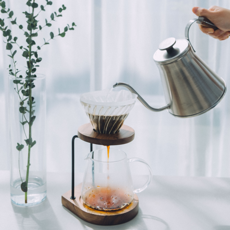 V60 Glass Dripper, 02 size, Walnut