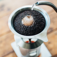 Double Mesh Metal Dripper, 02 Size, Hairline Silver