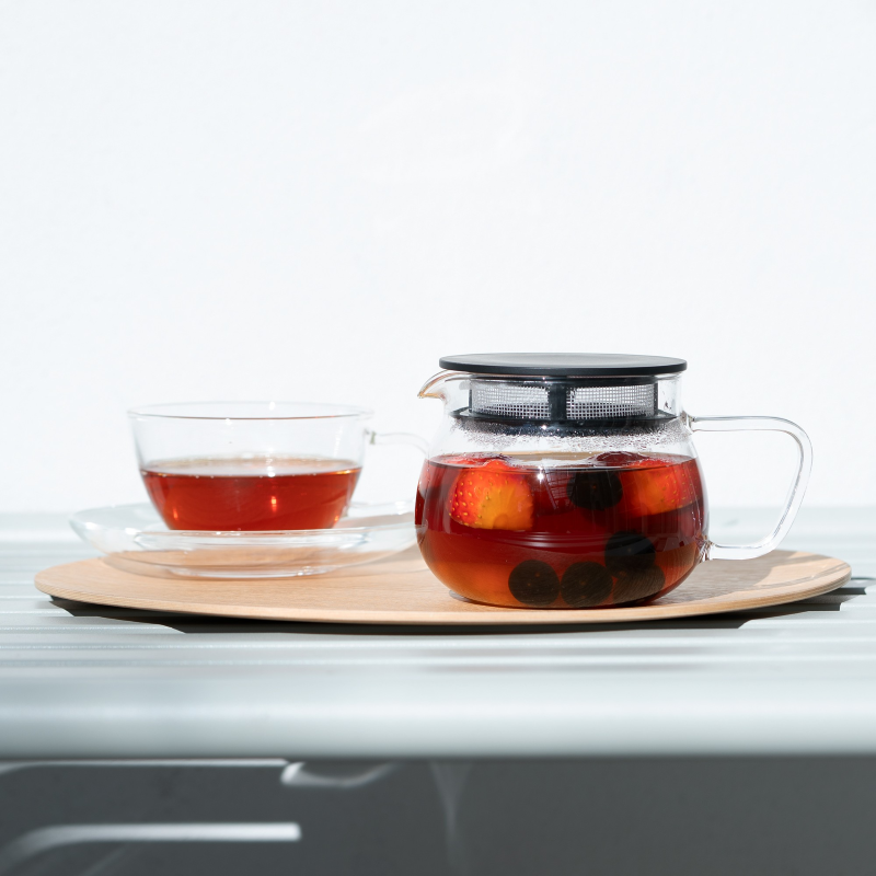 Teapot Cha no Maru, Black, 380mL