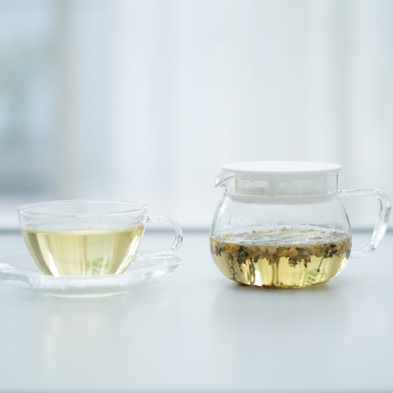 Teapot Cha no Maru, White, 380mL