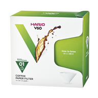 V60 Filter Paper, 01 Size, 100 pcs, White (Box)