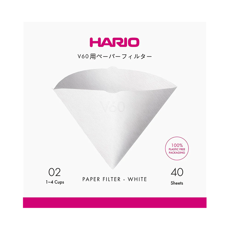 V60 Filter Paper, 02 Size, 40 pcs, 100% Plastic Free