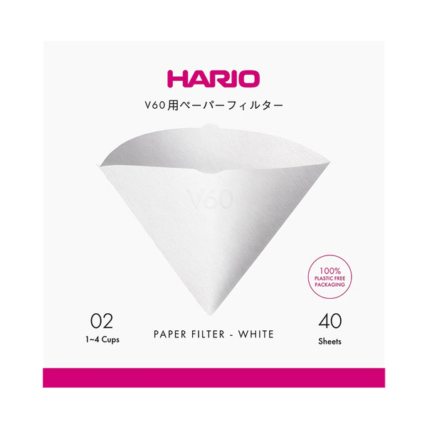 V60 Filter Paper ❘ 02 Size ❘ 40 pcs ❘ 100% Plastic Free