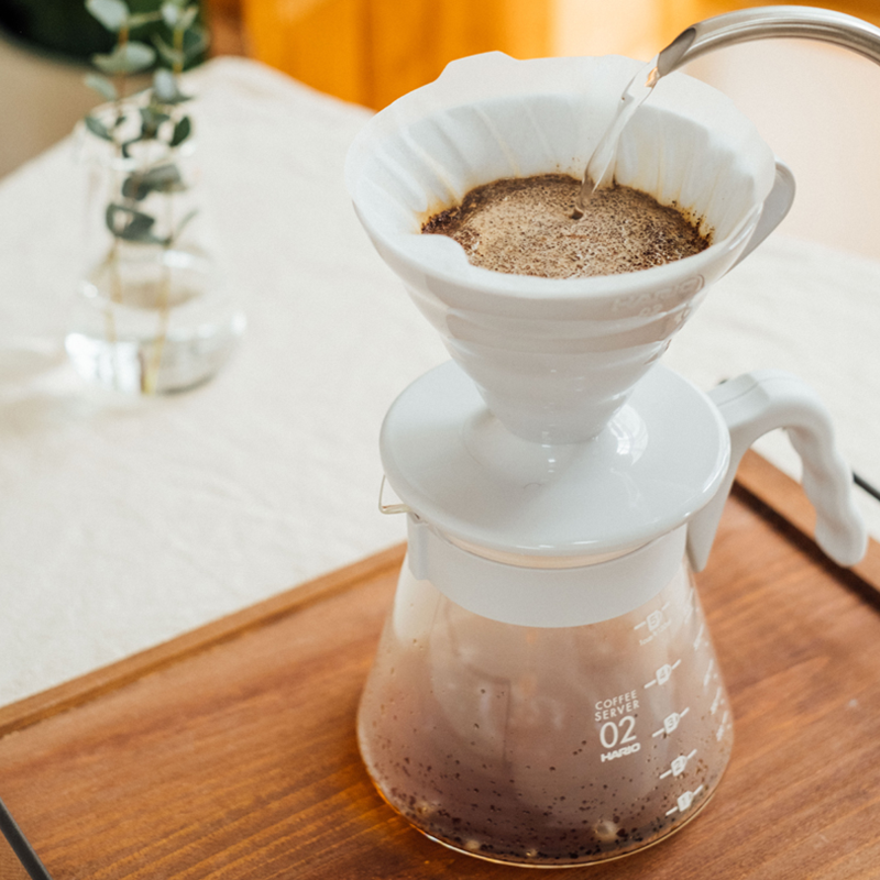 V60 Coffee Server Set, 02 Size, Pale Grey
