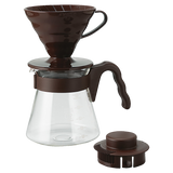 V60 Coffee Server 02 Set, Chocolate Brown