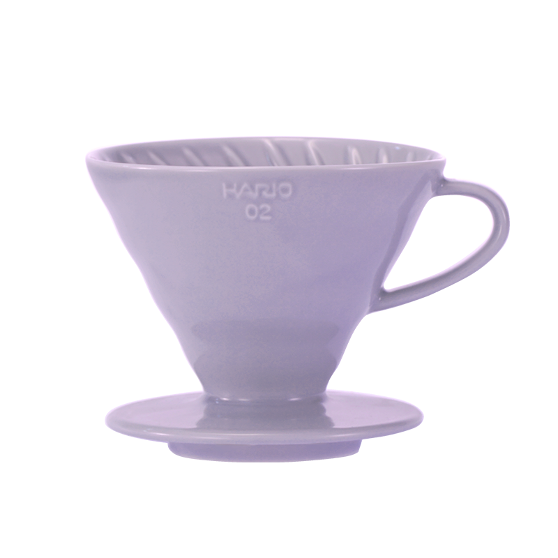 V60 Ceramic Colour Dripper, 02 Size, Purple Heather