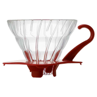 V60 Glass Dripper, 01 Size, Red