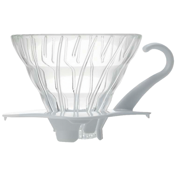 V60 Glass 01 Dripper, White
