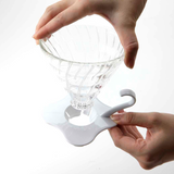 V60 Glass 02 Dripper, Red