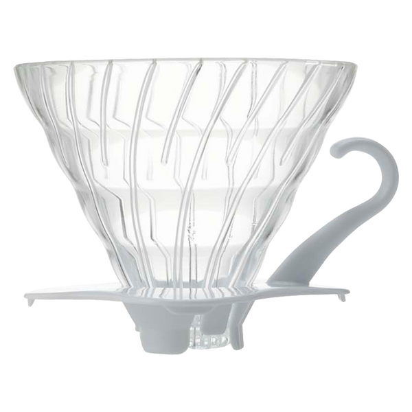 V60 Glass 02 Dripper, White