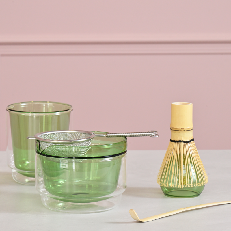 Double-walled Matcha Cup 370ml, Green