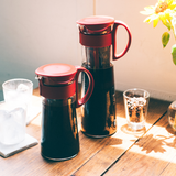 Cold Brew Coffee Pot Mizudashi, Red, 600mL