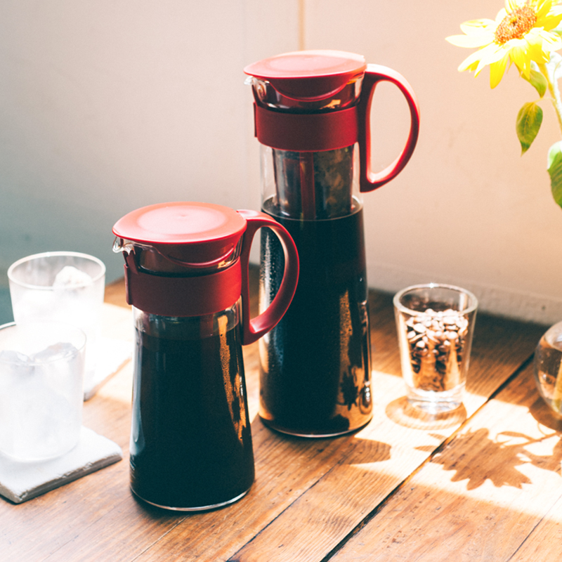 Cold Brew Coffee Pot Mizudashi, Red, 600mL