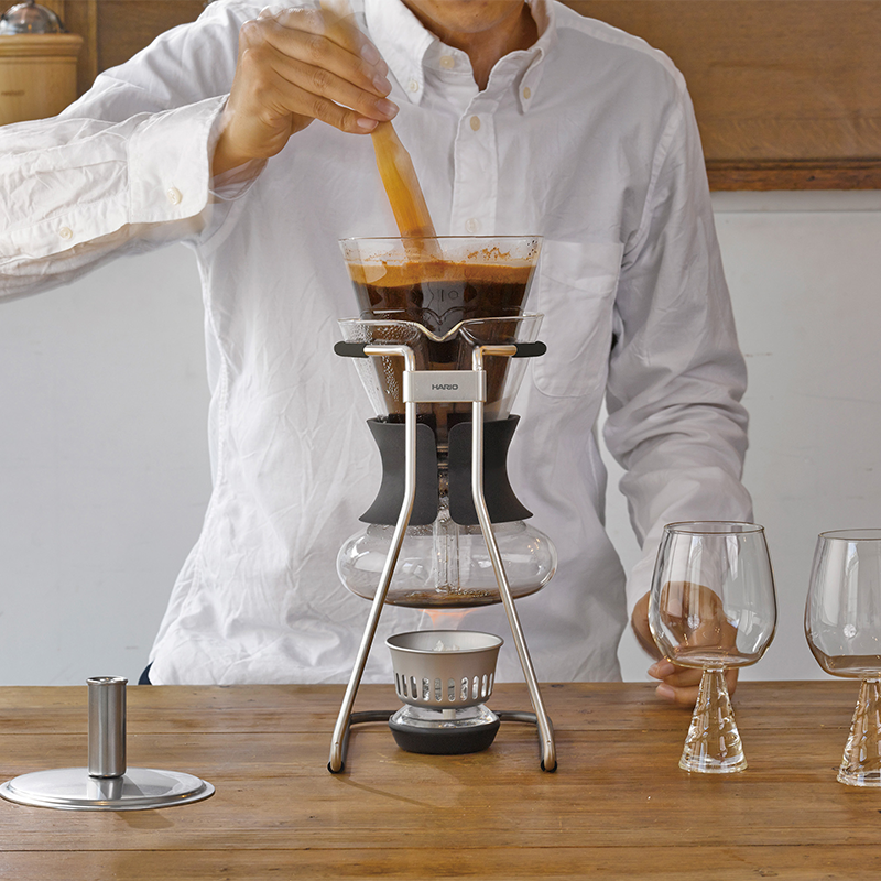 HARIO Coffee Siphon HARIO Sommelier SCA-5 stirring