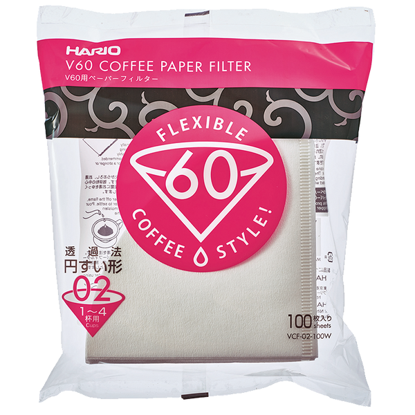V60 Filter Paper ❘ 02 Size ❘ 100 pcs ❘ White