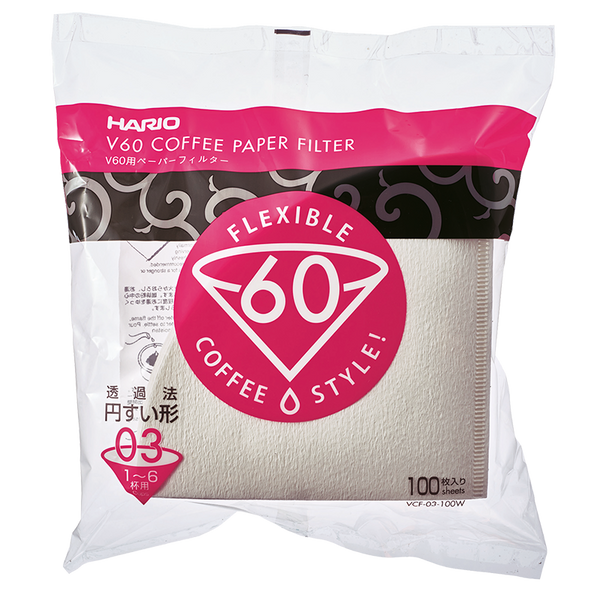 V60 Filter Paper ❘ 03 Size ❘ 100 pcs ❘ Bleached
