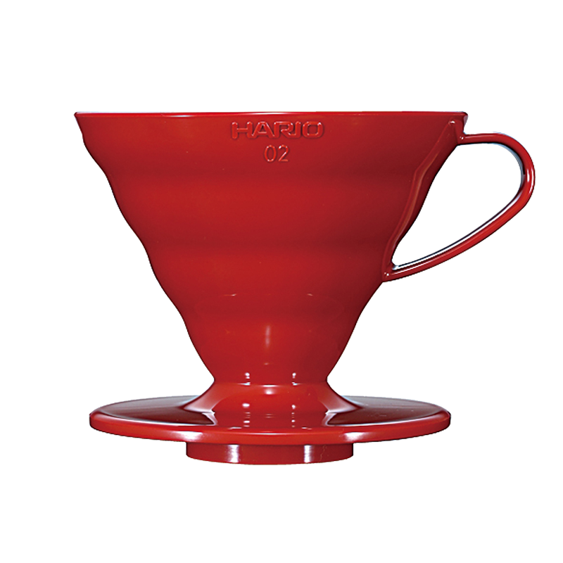 V60 Plastic 02 Dripper, Red