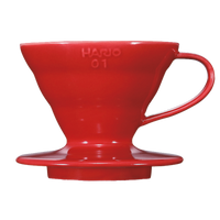 V60 Ceramic Dripper, 01 Size, Red