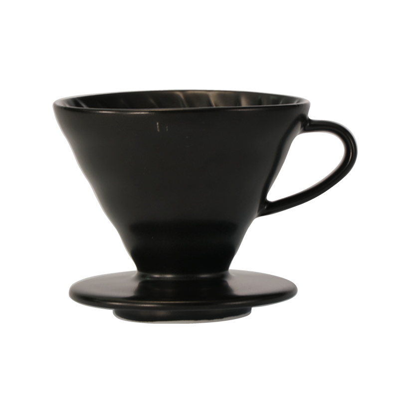 V60 Ceramic Colour 02 Dripper, Matte Black