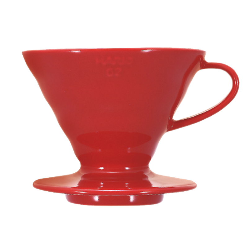 V60 Ceramic Colour Dripper, 02 Size, Red