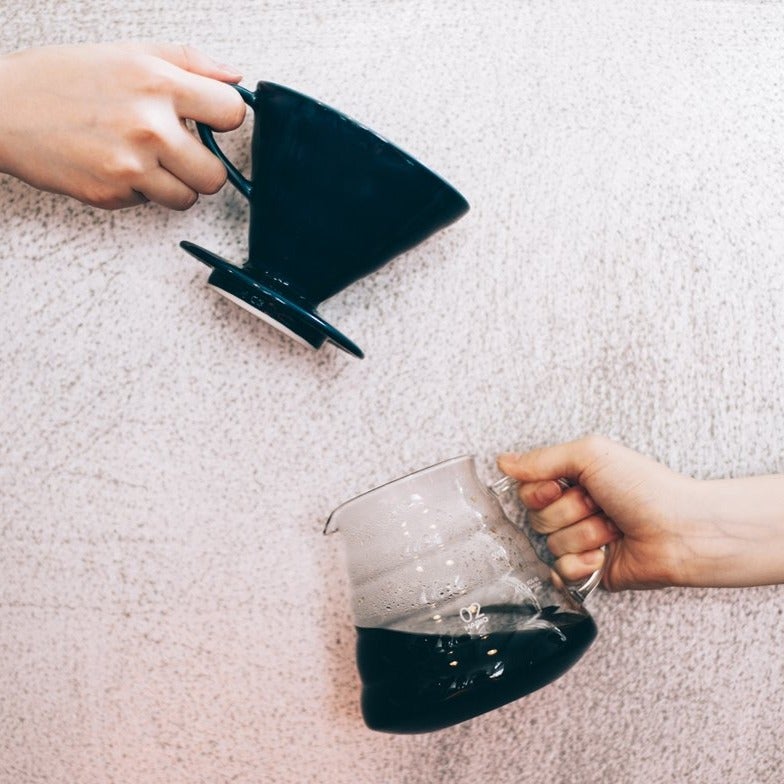 V60 Ceramic Colour Dripper, 02 Size, Indigo Blue