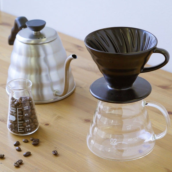 V60 Ceramic Colour 02 Dripper, Matte Black