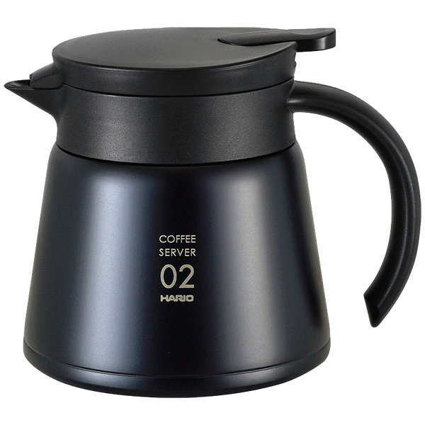 V60 Heat-Retaining Stainless Server 600, Black