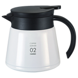V60 Heat-Retaining Stainless Server 600, White
