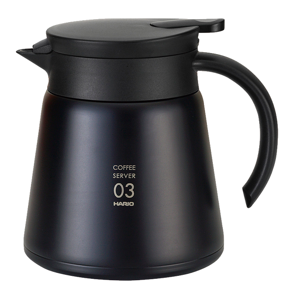 V60 Heat-Retaining Stainless Server 800, Black